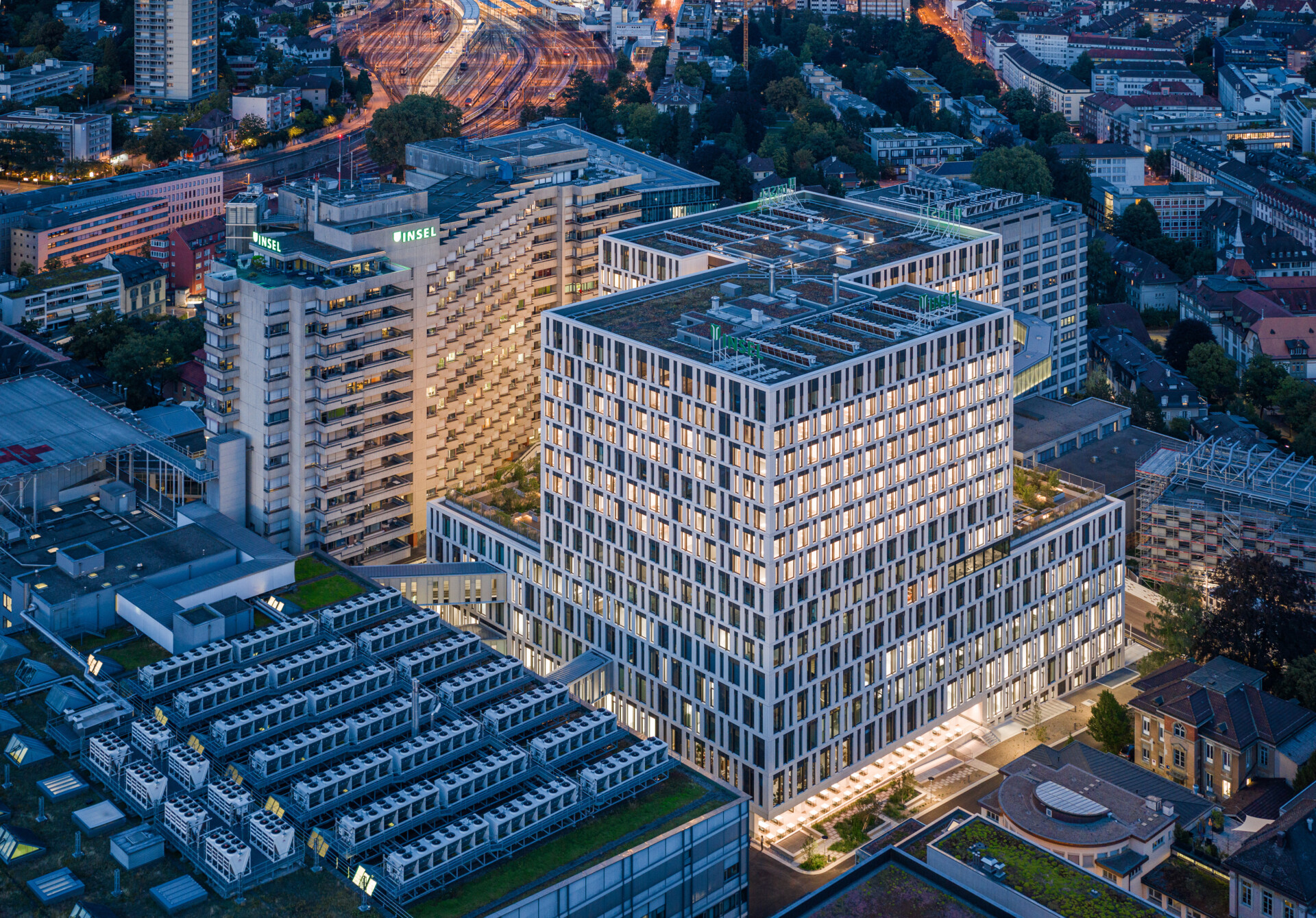 GWJ Architektur - Anna-Seiler-Haus, Inselspital Bern